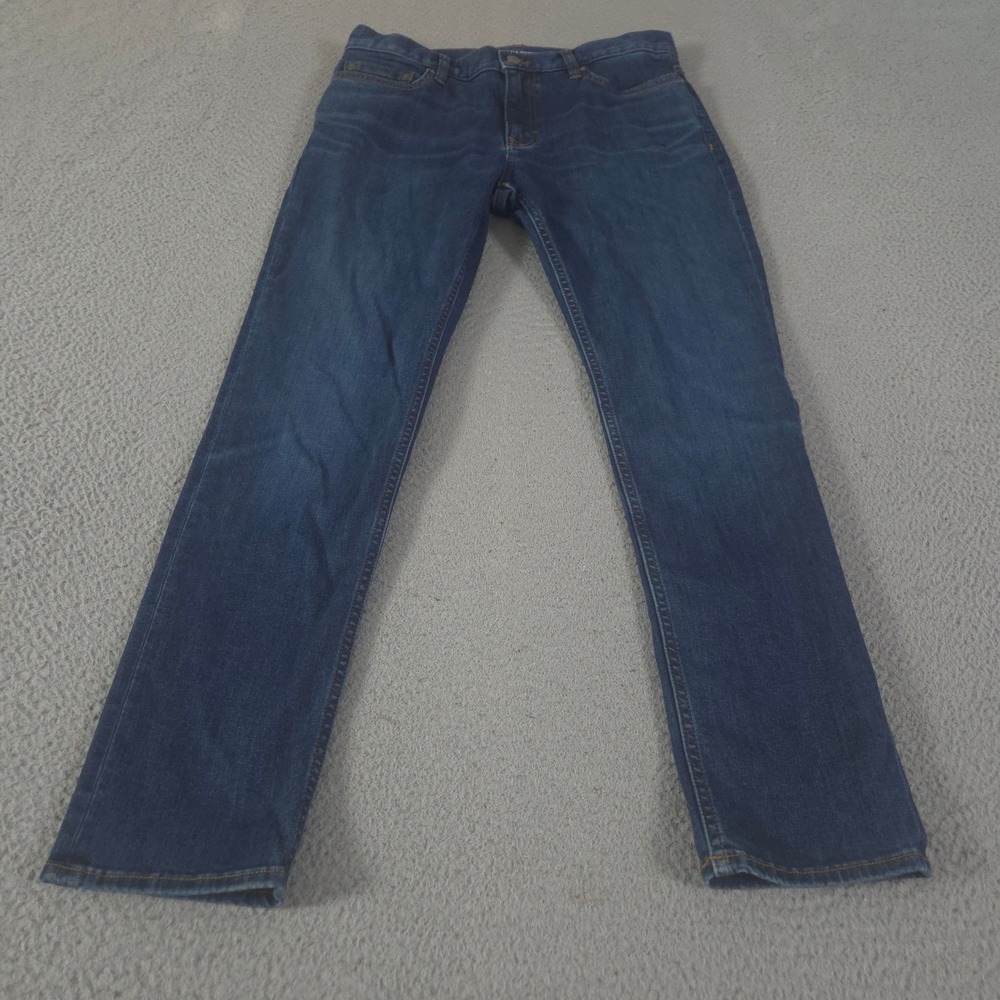 Banana Republic Jeans Mens 31x30 Blue Traveler Slim Fit Stretch Denim Pants
